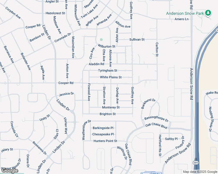 map of restaurants, bars, coffee shops, grocery stores, and more near 1085 Altoona Avenue in Spring Hill