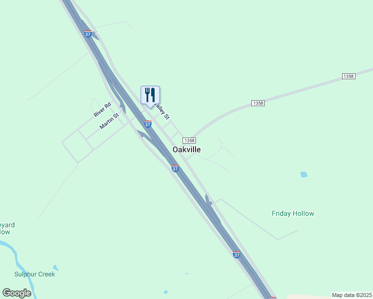 map of restaurants, bars, coffee shops, grocery stores, and more near in Oakville