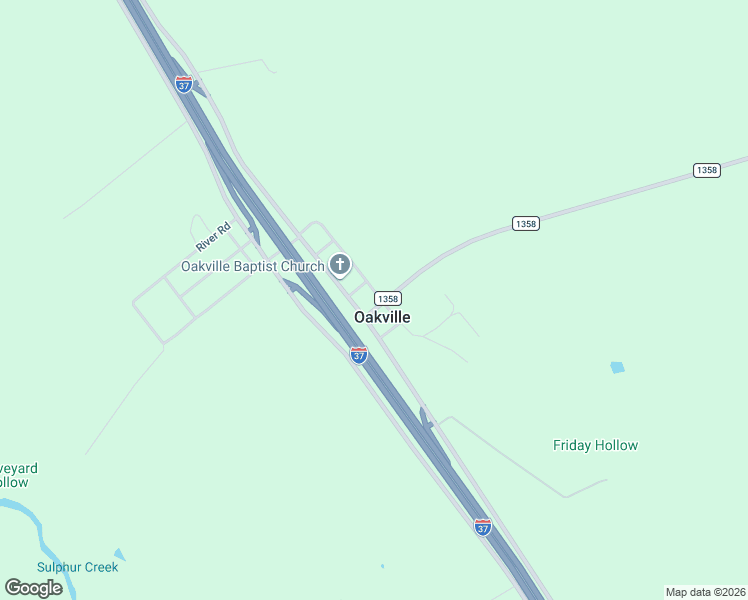 map of restaurants, bars, coffee shops, grocery stores, and more near 180 Farm to Market Road 1358 in Three Rivers