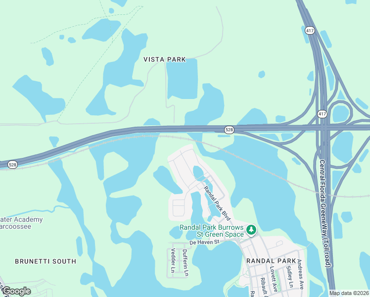 map of restaurants, bars, coffee shops, grocery stores, and more near 7921 Corkfield Avenue in Orlando