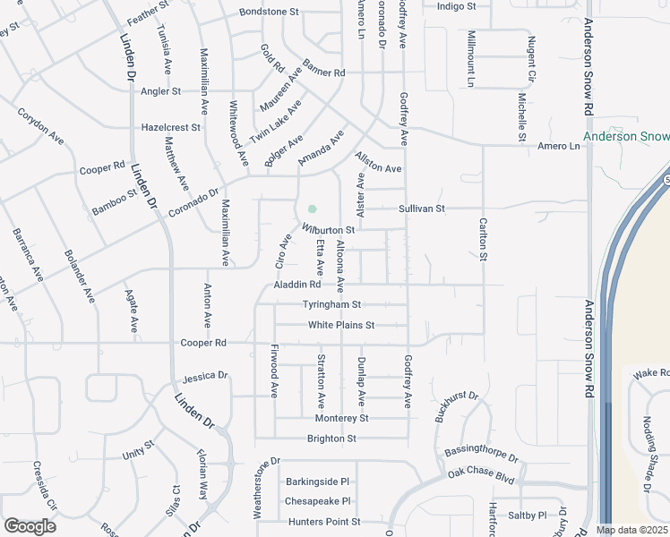 map of restaurants, bars, coffee shops, grocery stores, and more near 1215 Altoona Avenue in Spring Hill