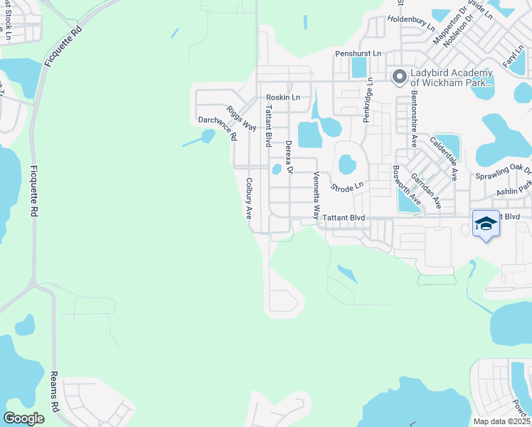 map of restaurants, bars, coffee shops, grocery stores, and more near 7496 Tattant Boulevard in Windermere
