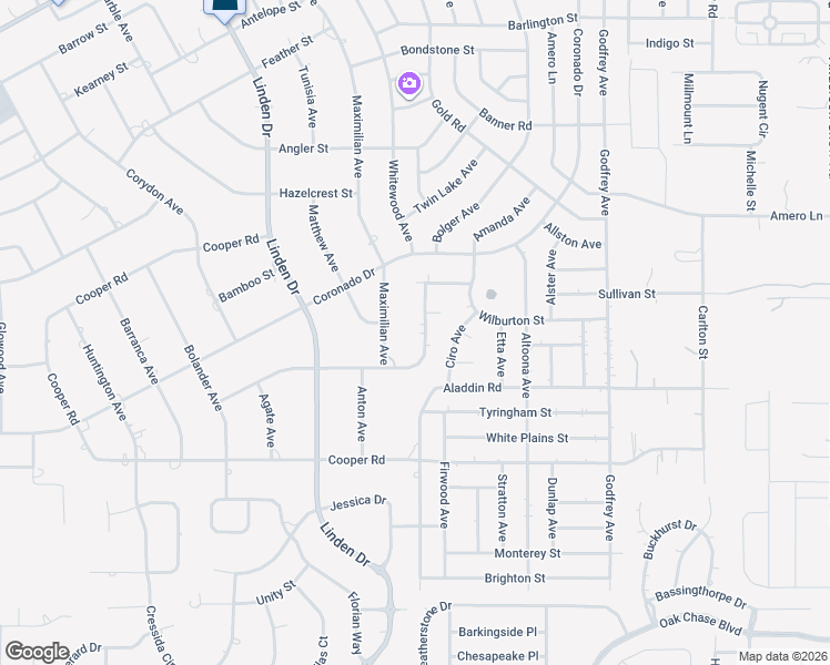map of restaurants, bars, coffee shops, grocery stores, and more near 13368 Whitmarsh Street in Spring Hill