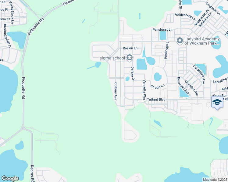 map of restaurants, bars, coffee shops, grocery stores, and more near 7460 Colbury Avenue in Windermere