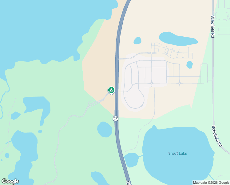 map of restaurants, bars, coffee shops, grocery stores, and more near 7305 Florida 25 in Clermont