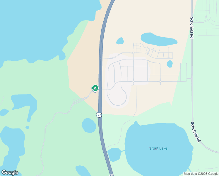 map of restaurants, bars, coffee shops, grocery stores, and more near 7305 Florida 25 in Clermont