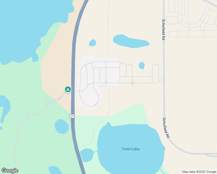 map of restaurants, bars, coffee shops, grocery stores, and more near 7922 North Bradshaw Road in Clermont