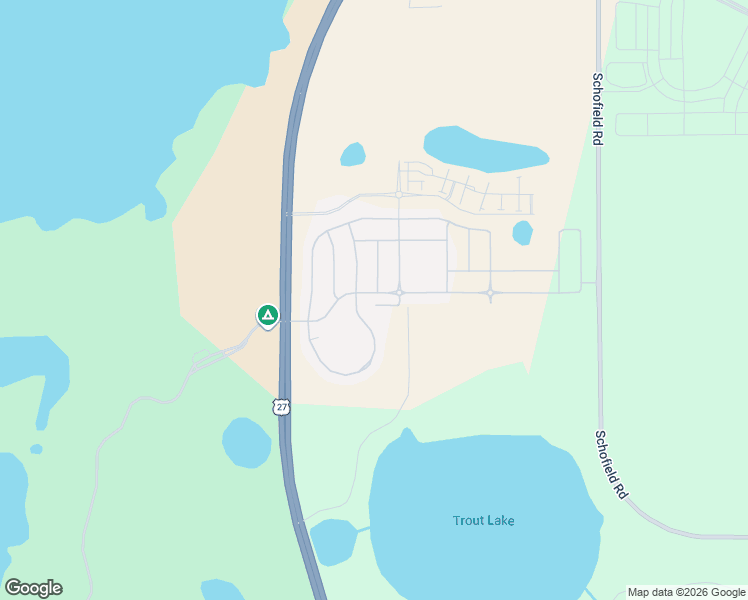 map of restaurants, bars, coffee shops, grocery stores, and more near 7201-8583 North Bradshaw Road in Clermont
