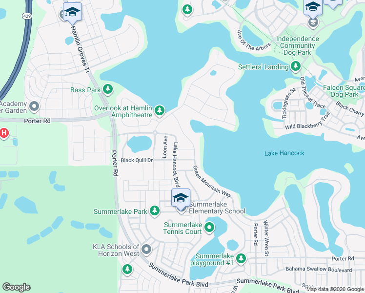 map of restaurants, bars, coffee shops, grocery stores, and more near 14387 Black Tea Drive in Winter Garden