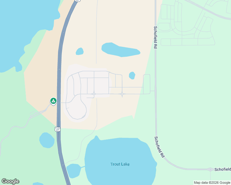 map of restaurants, bars, coffee shops, grocery stores, and more near 7834 North Bradshaw Road in Clermont