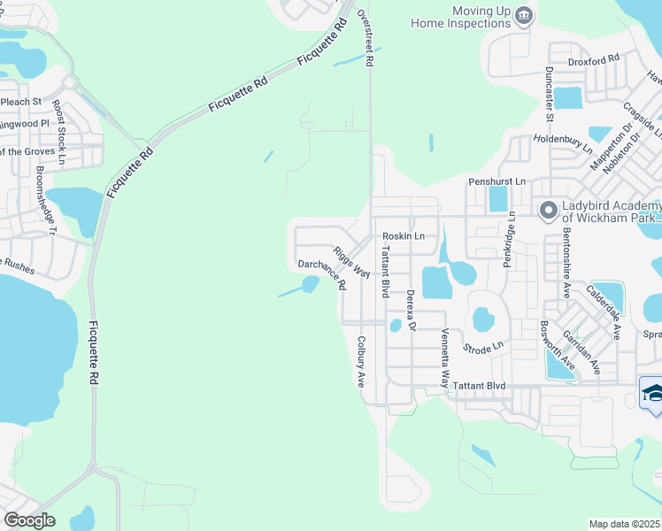 map of restaurants, bars, coffee shops, grocery stores, and more near 7278 Londale Boulevard in Windermere