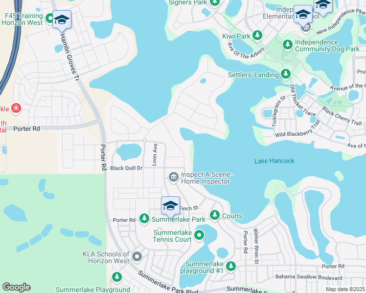 map of restaurants, bars, coffee shops, grocery stores, and more near 7585 Green Mountain Way in Winter Garden