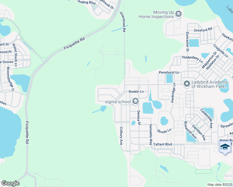 map of restaurants, bars, coffee shops, grocery stores, and more near 7231 Halton Court in Windermere