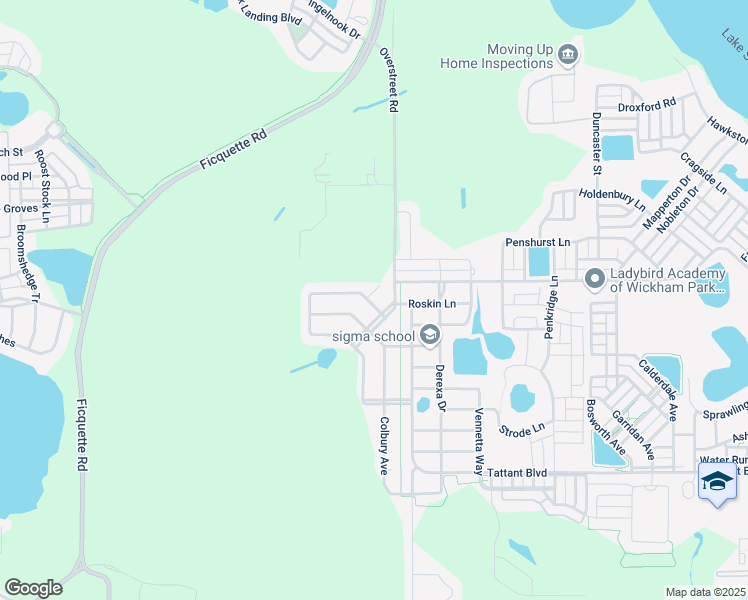 map of restaurants, bars, coffee shops, grocery stores, and more near 7231 Halton Court in Windermere