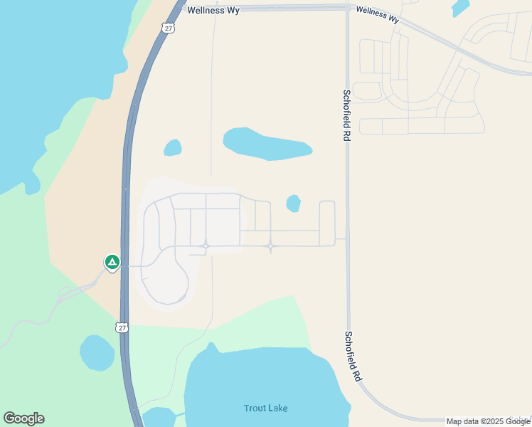 map of restaurants, bars, coffee shops, grocery stores, and more near 7922 North Bradshaw Road in Clermont