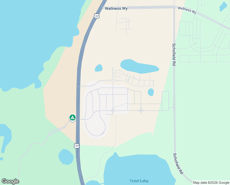 map of restaurants, bars, coffee shops, grocery stores, and more near 14400 Noto Avenue in Clermont