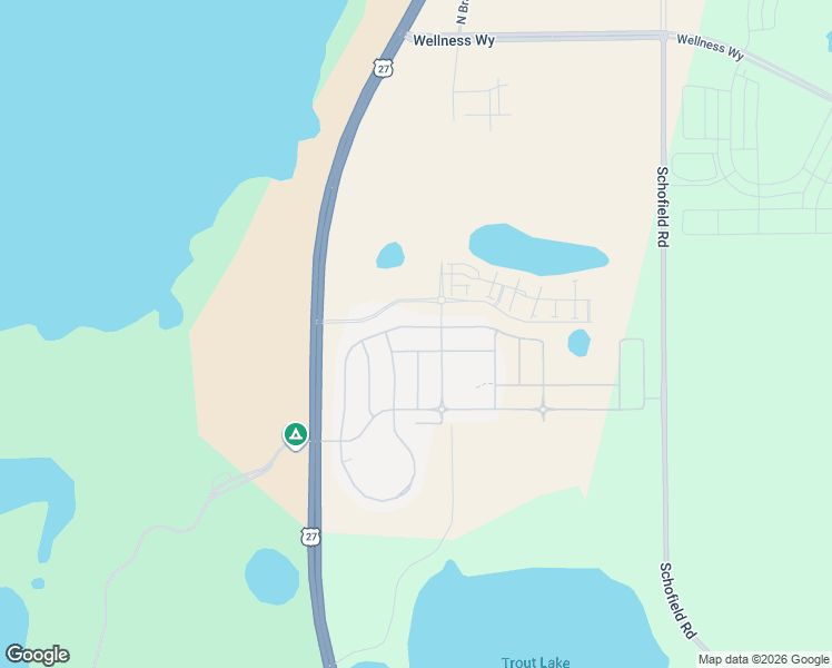 map of restaurants, bars, coffee shops, grocery stores, and more near 7201-8583 North Bradshaw Road in Clermont