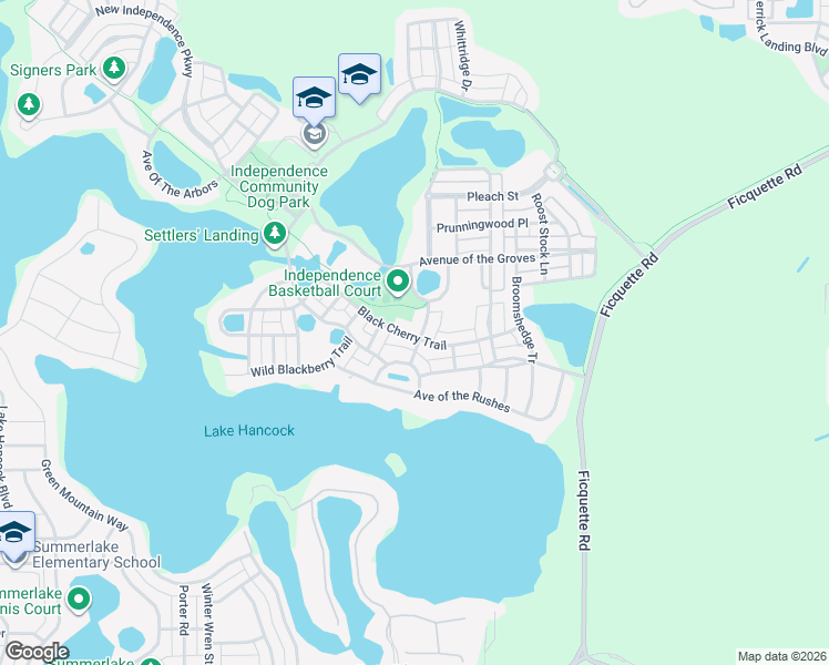 map of restaurants, bars, coffee shops, grocery stores, and more near 7066 Fence Line Drive in Winter Garden