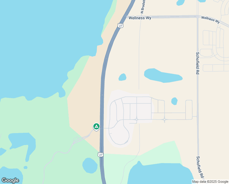 map of restaurants, bars, coffee shops, grocery stores, and more near 9789-10035 North US Highway 27 in Clermont