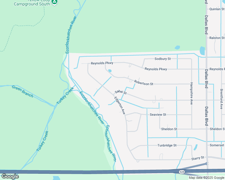 map of restaurants, bars, coffee shops, grocery stores, and more near 18240 Robertson Street in Orlando