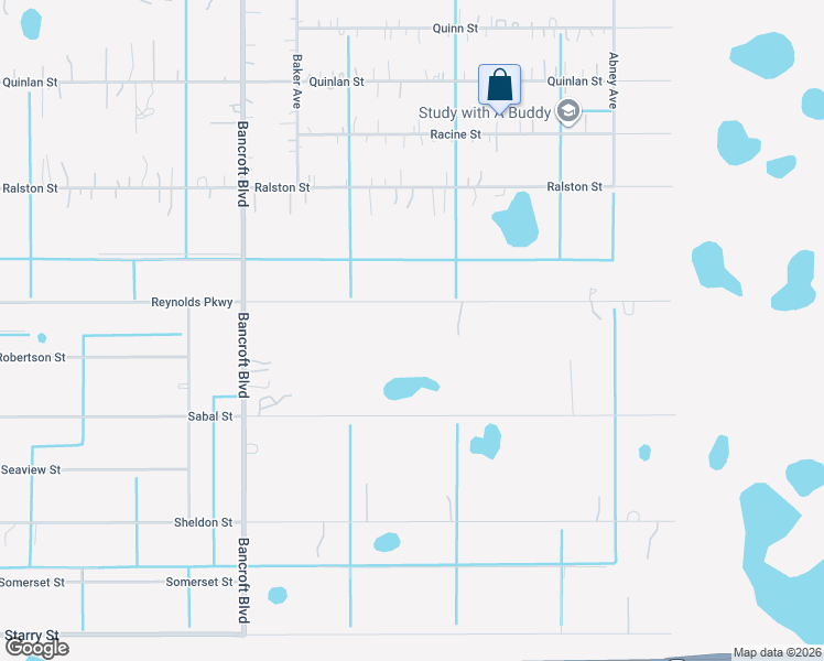 map of restaurants, bars, coffee shops, grocery stores, and more near 20402 Reynolds Parkway in Orlando