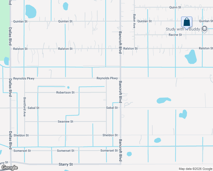 map of restaurants, bars, coffee shops, grocery stores, and more near 19846 Reynolds Parkway in Orlando