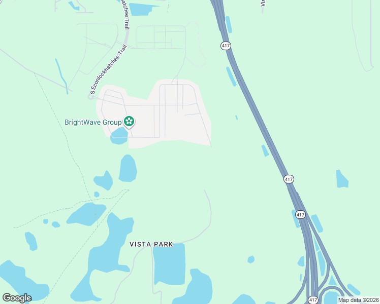 map of restaurants, bars, coffee shops, grocery stores, and more near Unnamed Road in Orlando