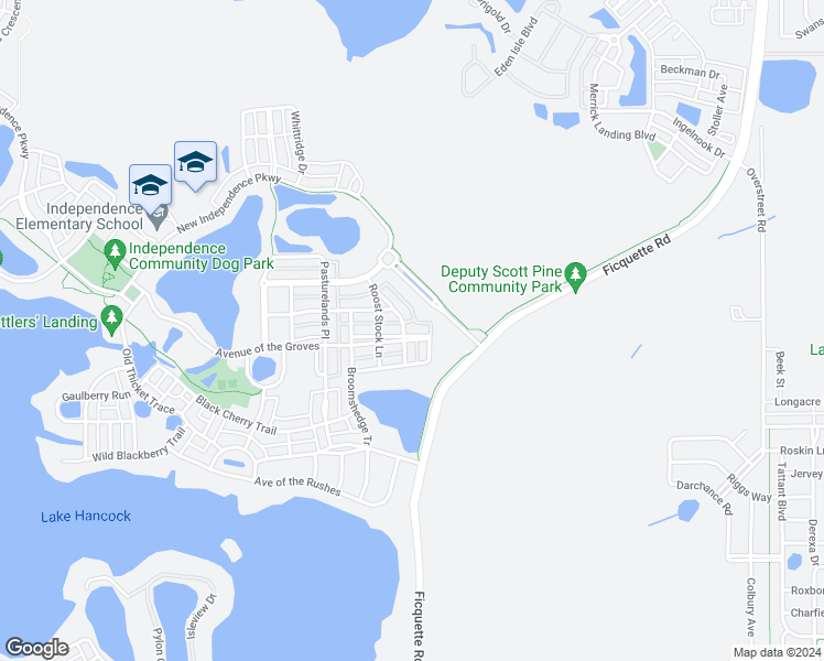 map of restaurants, bars, coffee shops, grocery stores, and more near 14181 Avenue of the Groves in Winter Garden