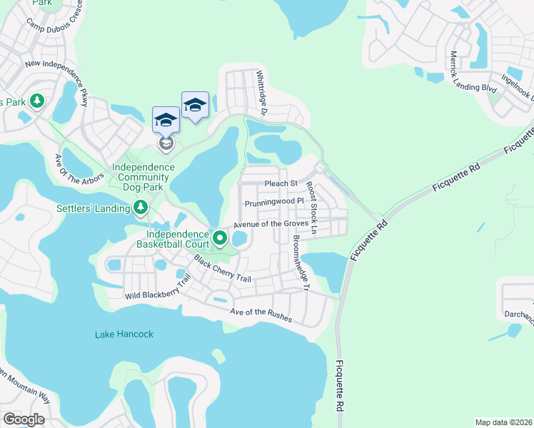 map of restaurants, bars, coffee shops, grocery stores, and more near 14414 Prunningwood Place in Winter Garden