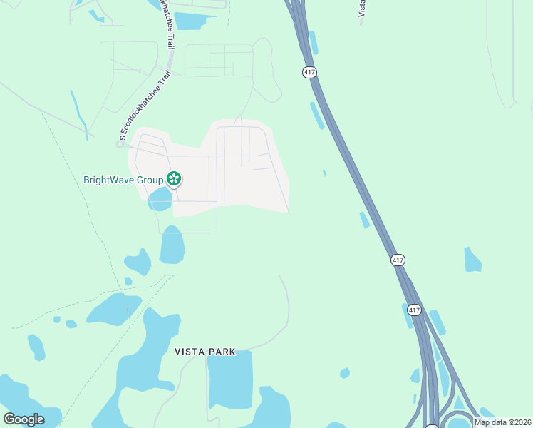 map of restaurants, bars, coffee shops, grocery stores, and more near Unnamed Road in Orlando