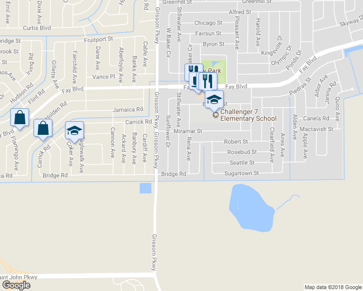map of restaurants, bars, coffee shops, grocery stores, and more near 6011 Stillwater Avenue in Cocoa