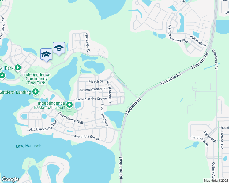 map of restaurants, bars, coffee shops, grocery stores, and more near 14208 Prunningwood Place in Winter Garden
