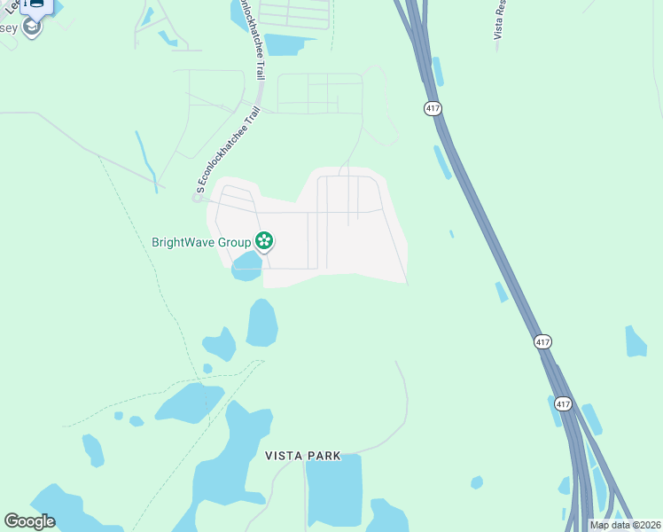 map of restaurants, bars, coffee shops, grocery stores, and more near Unnamed Road in Orlando