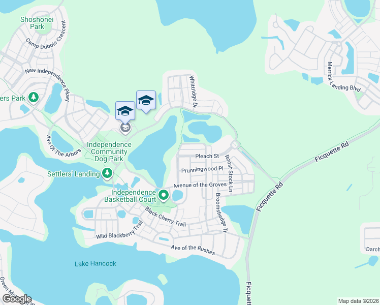 map of restaurants, bars, coffee shops, grocery stores, and more near 14507 Pleach Street in Winter Garden