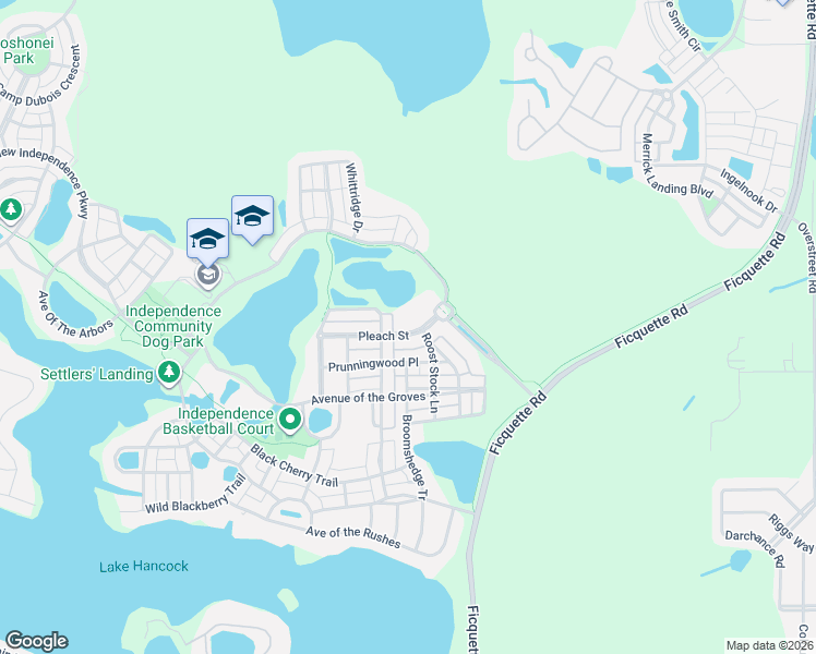 map of restaurants, bars, coffee shops, grocery stores, and more near 14309 Pleach Street in Winter Garden