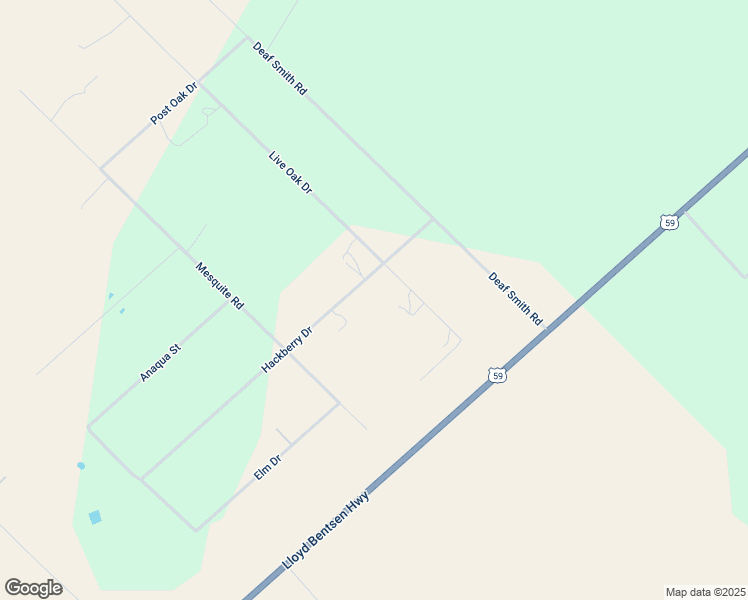 map of restaurants, bars, coffee shops, grocery stores, and more near 4145 Hackberry Drive in Beeville