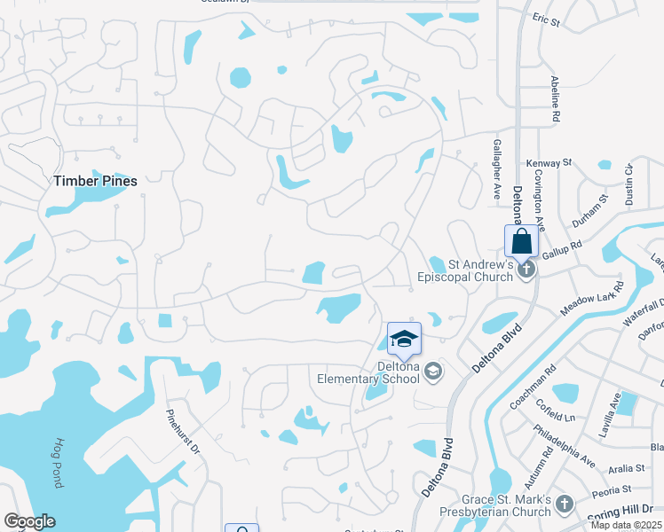 map of restaurants, bars, coffee shops, grocery stores, and more near 2276 Country Ridge Lane in Spring Hill