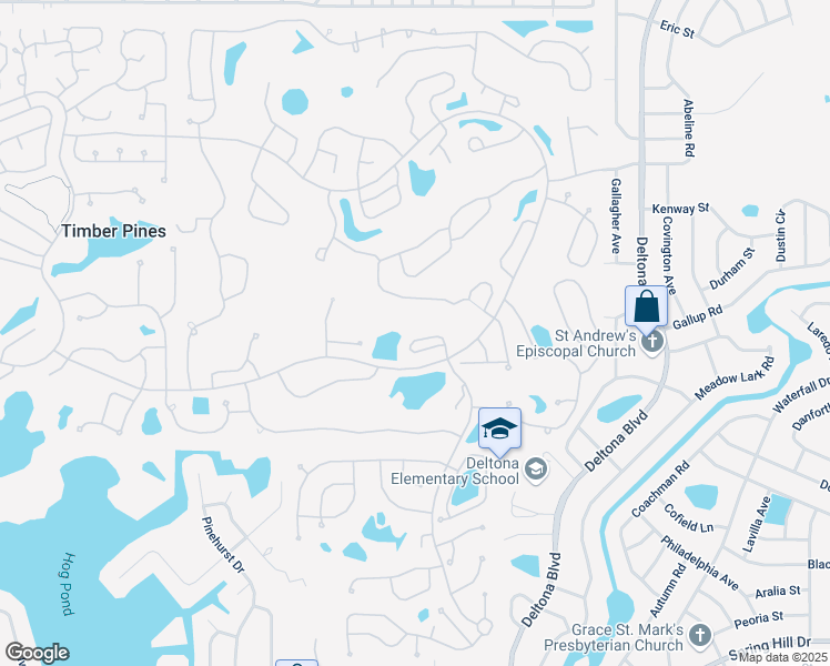 map of restaurants, bars, coffee shops, grocery stores, and more near 2272 Country Ridge Lane in Spring Hill