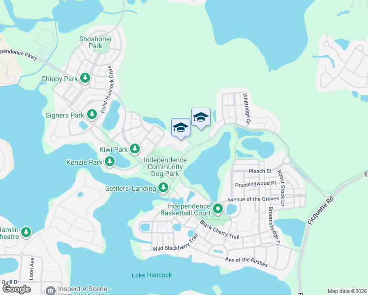 map of restaurants, bars, coffee shops, grocery stores, and more near 6255 New Independence Parkway in Winter Garden