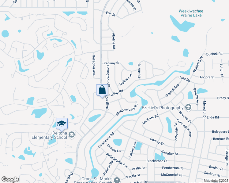 map of restaurants, bars, coffee shops, grocery stores, and more near 2280 Covington Avenue in Spring Hill