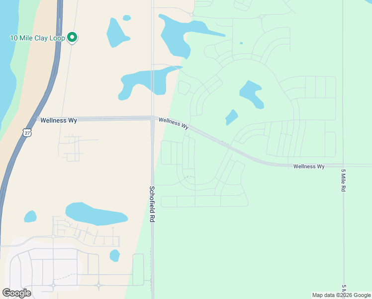map of restaurants, bars, coffee shops, grocery stores, and more near Shell Pond Road in Clermont