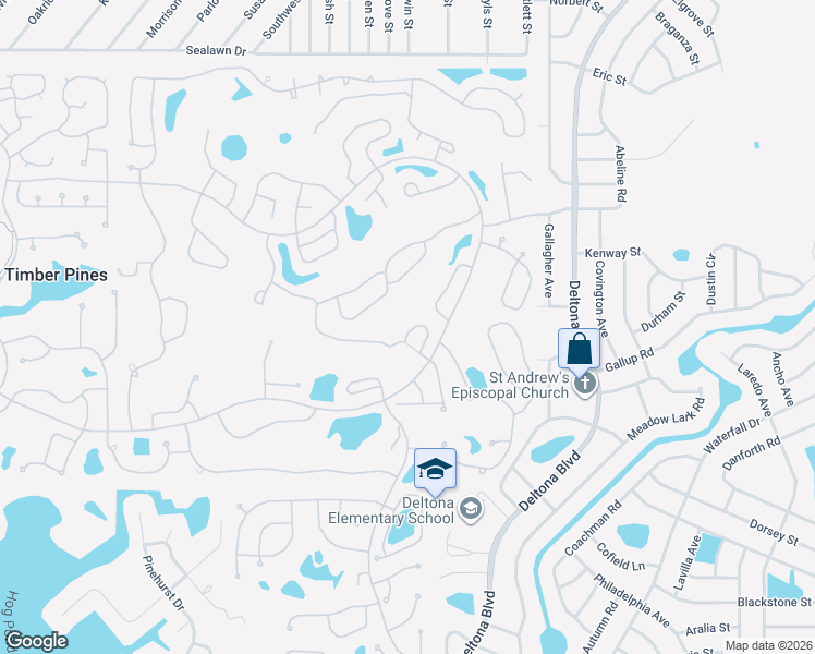 map of restaurants, bars, coffee shops, grocery stores, and more near 7280 Blue Skies Drive in Spring Hill