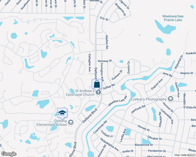 map of restaurants, bars, coffee shops, grocery stores, and more near 2378 Deltona Boulevard in Spring Hill
