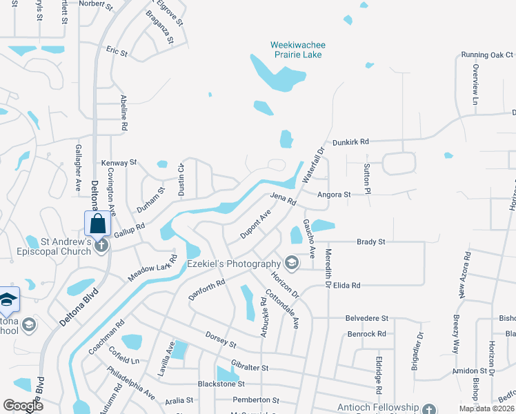 map of restaurants, bars, coffee shops, grocery stores, and more near 9133 Dupont Avenue in Spring Hill