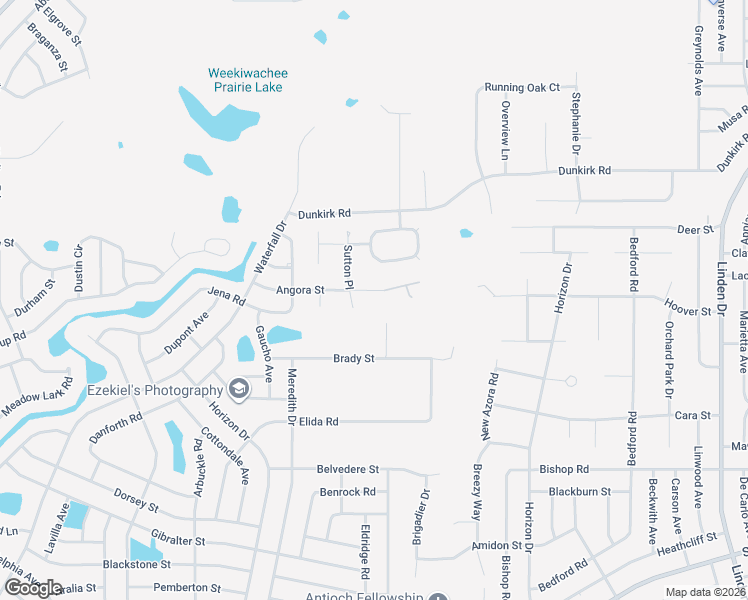 map of restaurants, bars, coffee shops, grocery stores, and more near 9284 Angora Street in Spring Hill