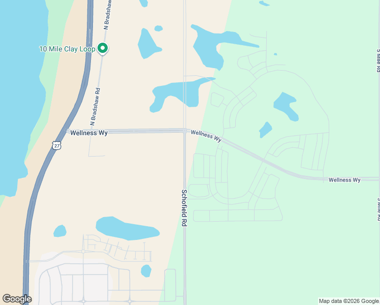 map of restaurants, bars, coffee shops, grocery stores, and more near 14811 Shell Pond Road in Clermont