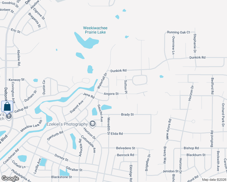 map of restaurants, bars, coffee shops, grocery stores, and more near 2381 Knoll Drive in Spring Hill