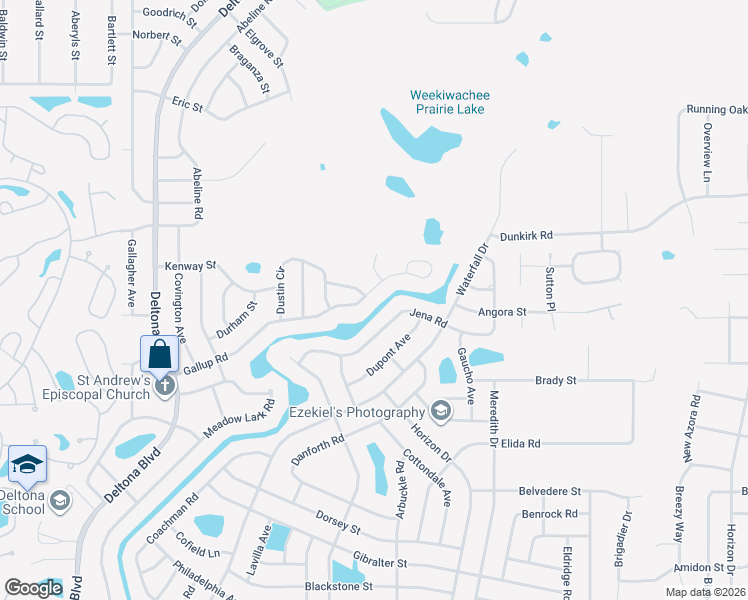 map of restaurants, bars, coffee shops, grocery stores, and more near 9056 Gallup Road in Spring Hill
