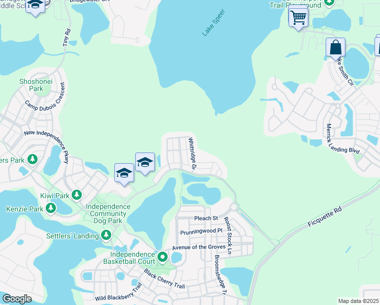 map of restaurants, bars, coffee shops, grocery stores, and more near 14470 Whittridge Drive in Winter Garden