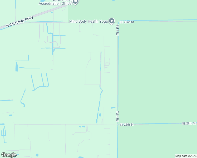 map of restaurants, bars, coffee shops, grocery stores, and more near Tel-4 Road in Merritt Island